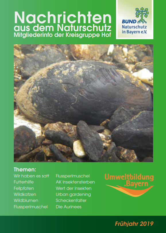 Nachrichten aus dem Naturschutz Frühjahr 2019